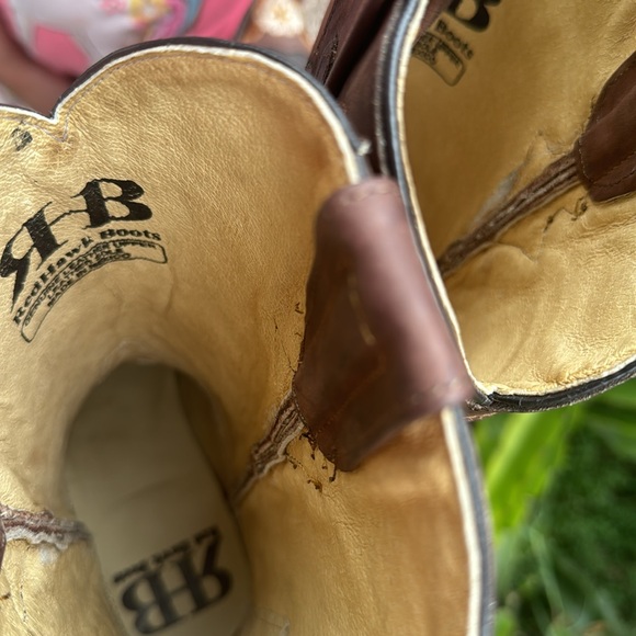 red hawk cowboy boots - Picture 3 of 4